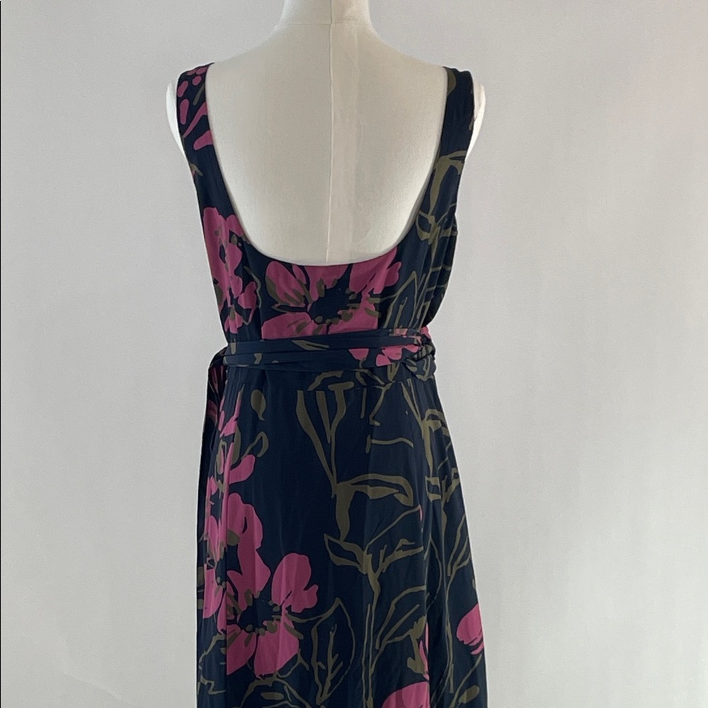 Slate & Willow Floral Wrap Gown, L - Picture 12 of 16
